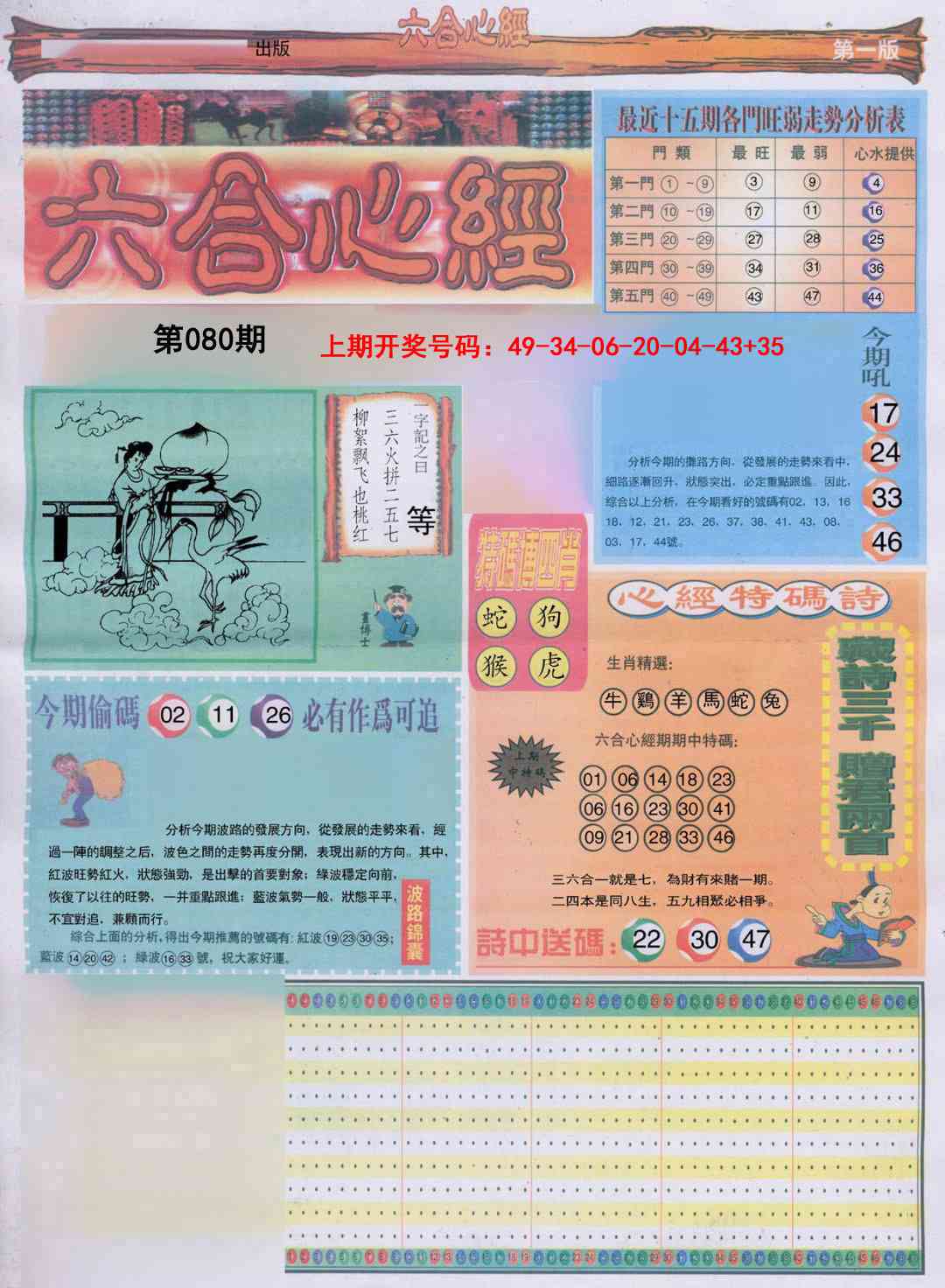 080期六合心经A[图]